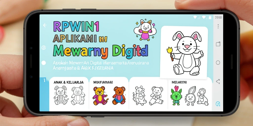 Tampilan antarmuka <strong>RPWIN1</strong> yang sederhana dan menarik untuk anak-anak.